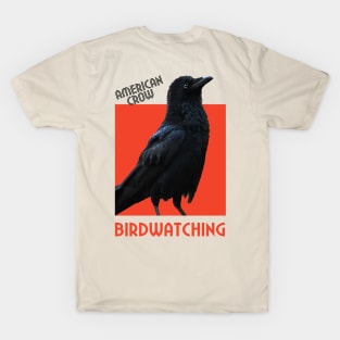 Birdwatching. American Crow T-Shirt